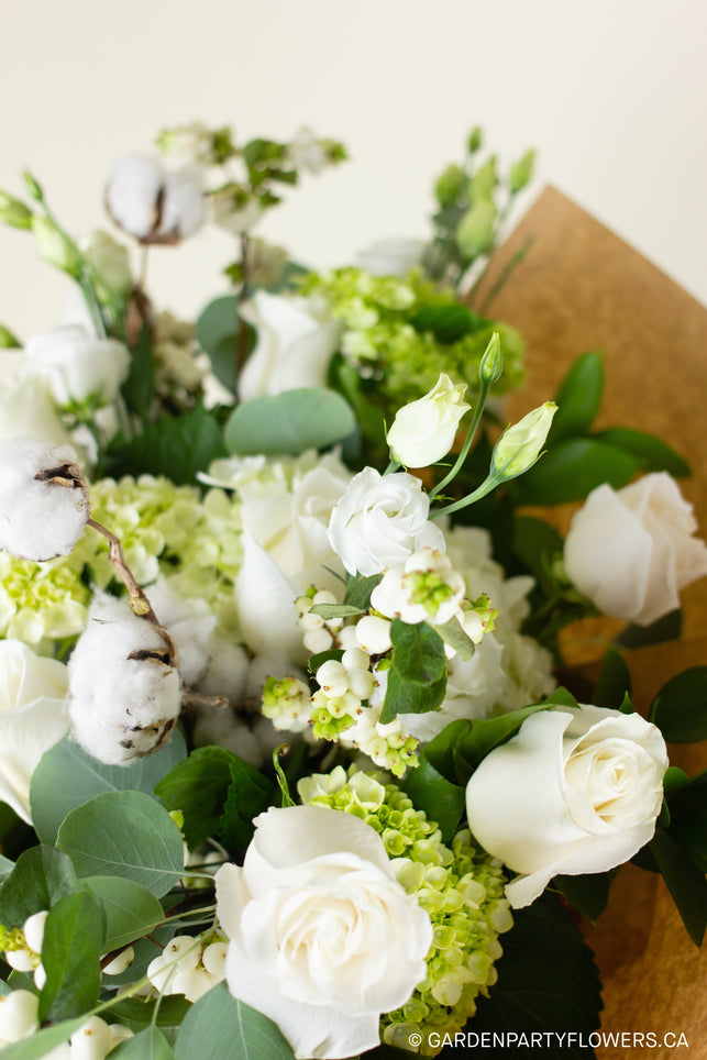 White and Green Designer's Choice Bouquet