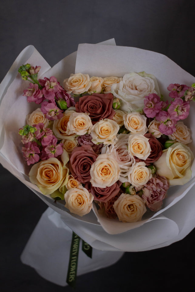 Sepia in Bloom - Fresh Flower Bouquet
