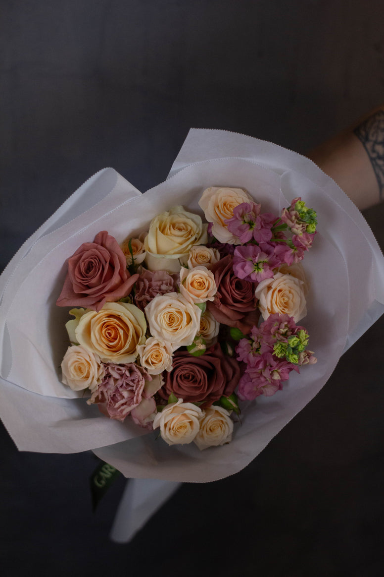 Sepia in Bloom - Fresh Flower Bouquet