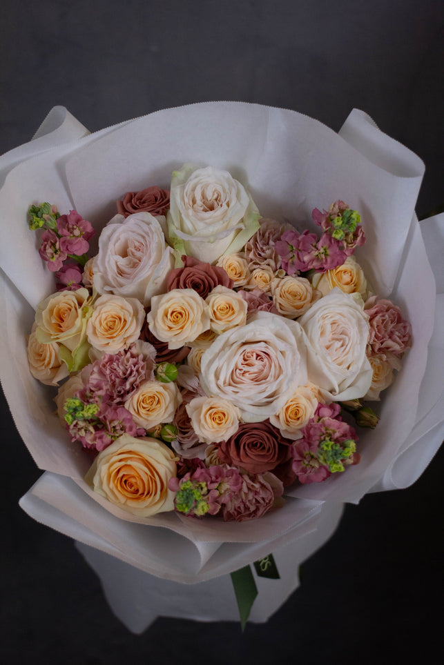 Sepia in Bloom - Fresh Flower Bouquet