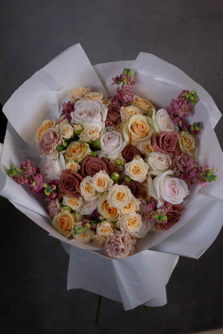Sepia in Bloom - Fresh Flower Bouquet