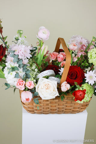 Wild Romance Flower Gift Basket